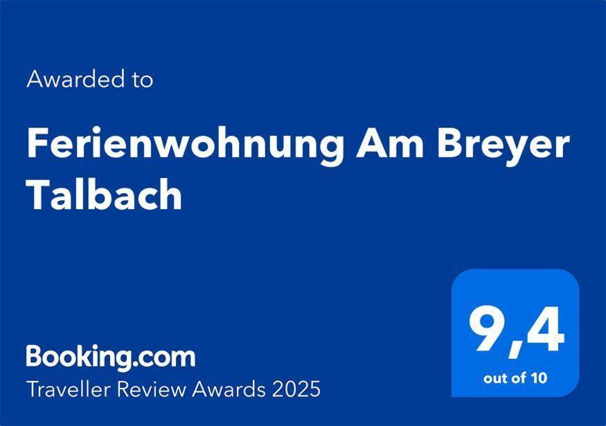 Ferienwohnung Am Breyer Talbach エクステリア 写真